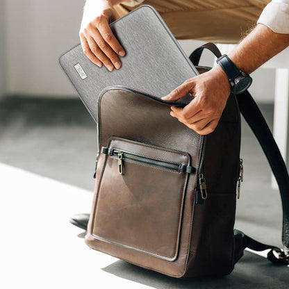 TECOOL 14 Zoll Laptoptasche Hülle MacBook Air 15 HP Dell Grau