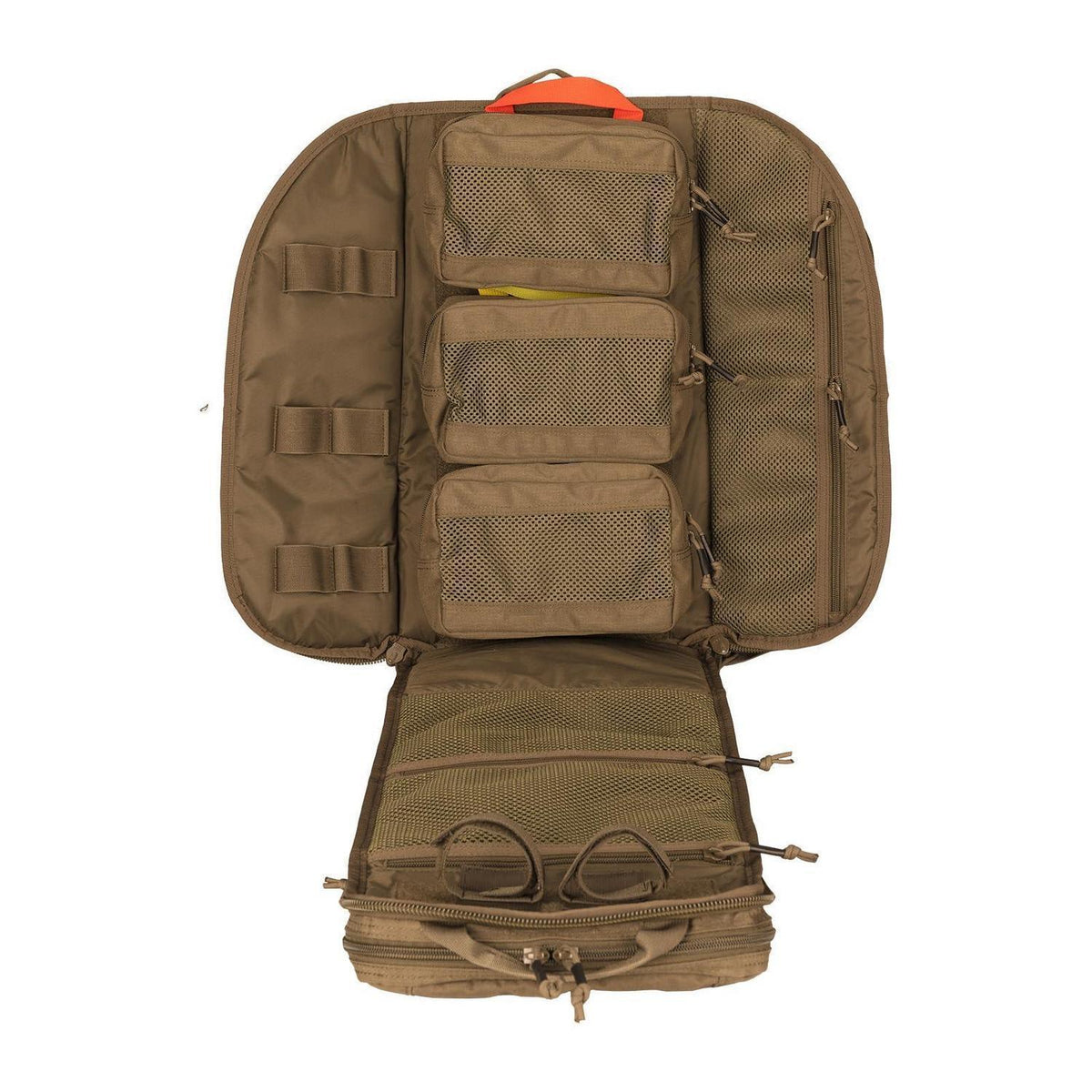Taktischer Rucksack Braun – Herren Trekkingrucksack mit Molle-System