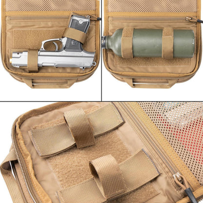 Taktischer Rucksack Braun – Herren Trekkingrucksack mit Molle-System