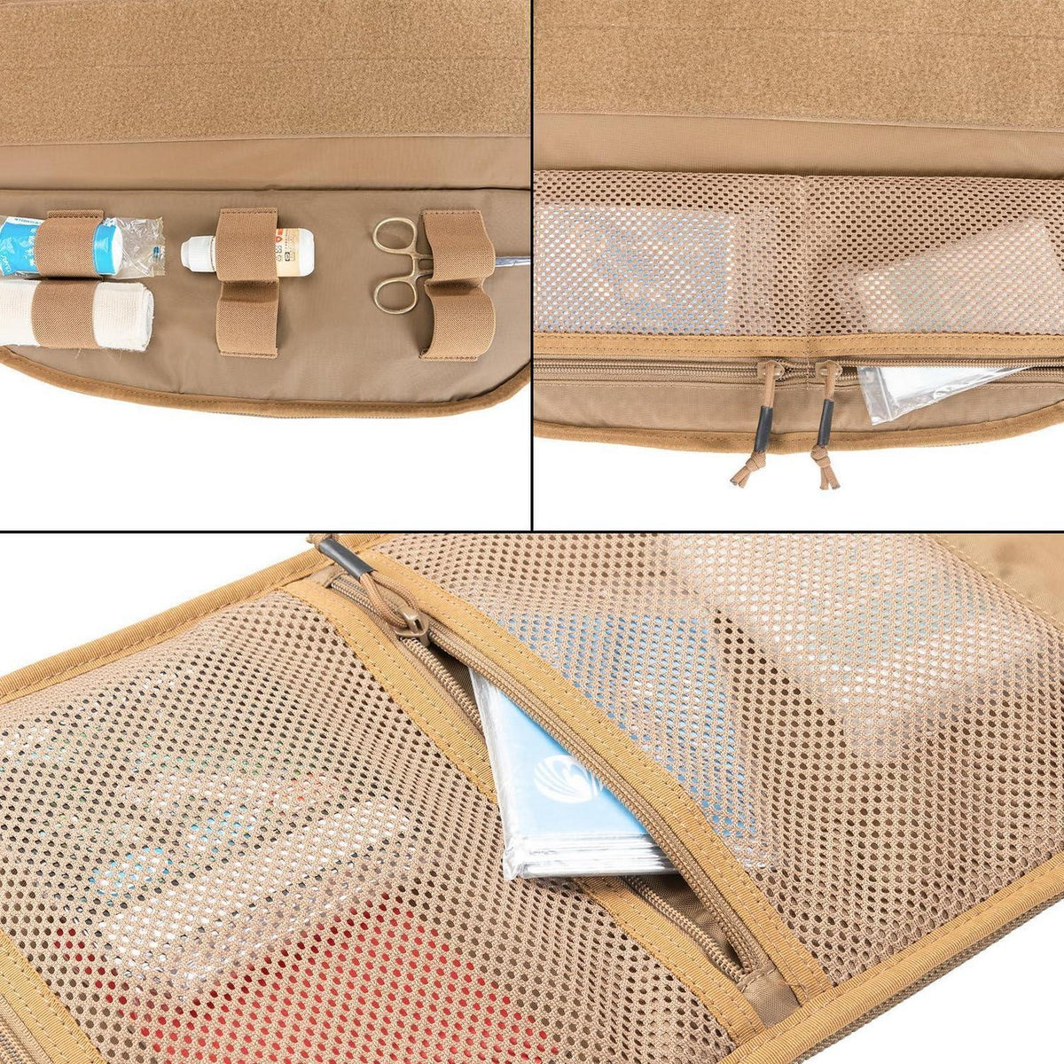 Taktischer Rucksack Braun – Herren Trekkingrucksack mit Molle-System
