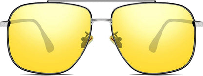 Polarisierte Herren Pilotenbrille UV400 Schutz Matrix