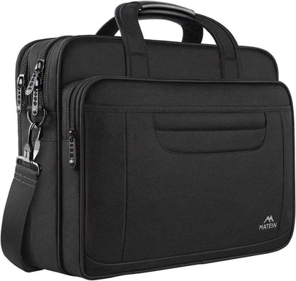Laptoptasche 17,3 Zoll Wasserdicht Business Umhängetasche Schwarz