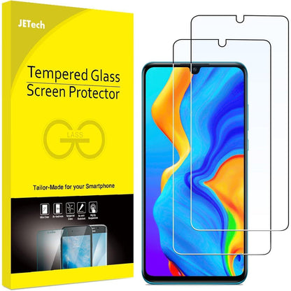 JETech Displayschutzfolie für HUAWEI P30 Lite 9H Glas 2er