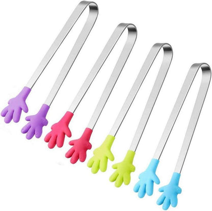 Mini Zuckerzange Essclip Multifunktional Essen Zange Eiszange BBQ
