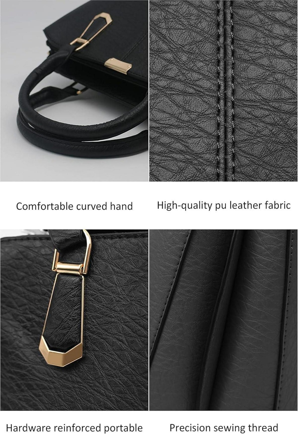 Damen Henkeltasche Umhängetasche PU Leder Tote Modern Elefantentextur