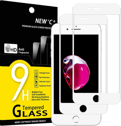 Panzer Schutz Glas für iPhone 7/8, 3D Full Screen, 9H Härte