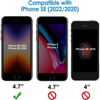 Schutzfolie für iPhone SE 3/2 4.7 Zoll 3 Stück