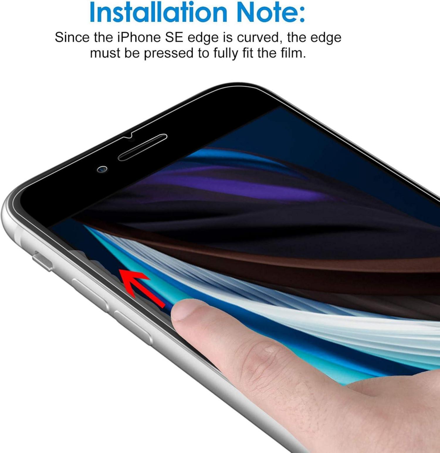 Displayschutzfolie iPhone SE 3/2 4.7 Zoll 3er Pack