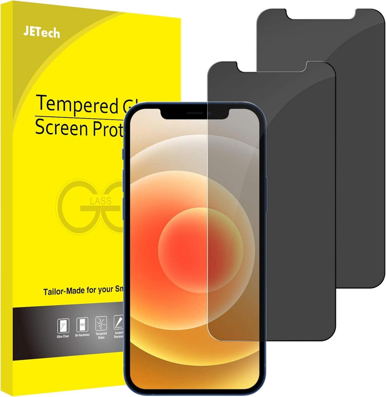 Sichtschutzfolie für iPhone 12/12 Pro 6,1 Zoll 9H 2er Set