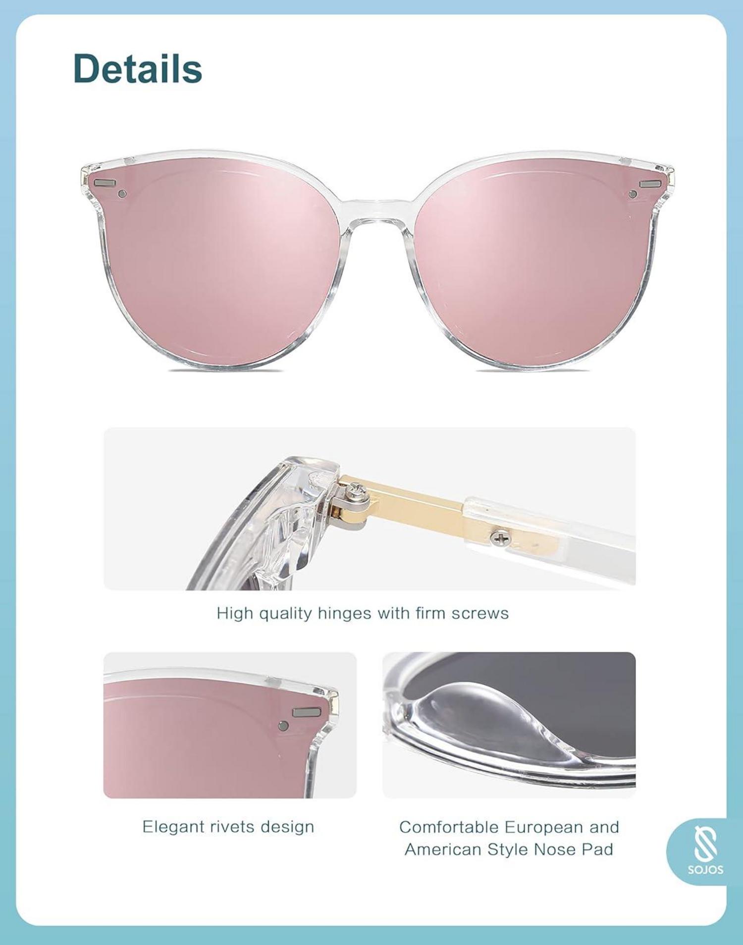 SOJOS Klassisch Retro Runde Sonnenbrille UV400 Schutz UVA UVB SJ2067