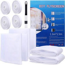 Fliegengitter Fenster Insect Stop 4er Pack Insektenschutz Klettband 1.3m * 1.5m