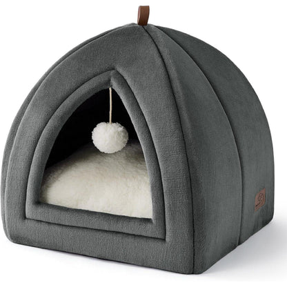Katzenhöhle große Katzen Katzenbett mit waschbarem Kissen