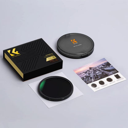 62mm Slim Variable ND Filter ND8-128 3-7 Stop Graufilter