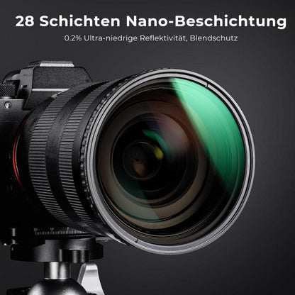 72mm Variable ND Filter Slim ND8-128 Neutral Graufilter Kit