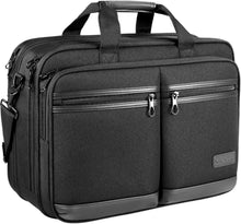 KROSER Laptoptasche Stilvolle Schultertasche 17,3 Zoll RFID MEHRWEG