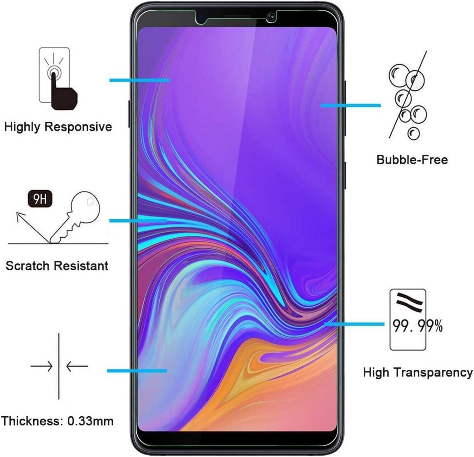 Panzer Schutzglas Samsung Galaxy A9 2018 A9 Star Pro A9s 9H