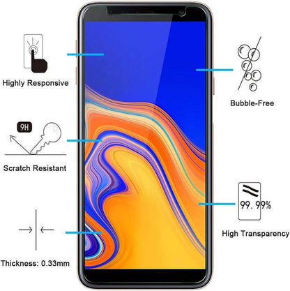 Panzer Schutz Glas Samsung Galaxy J4 Plus 2 Stück 9H