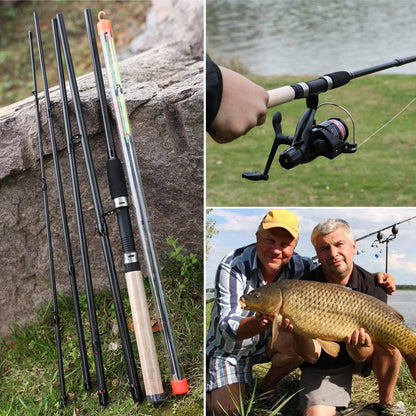 Feederrute mit 3 Spitzen Protable Angelrute Spinnerei Casting Karpfen