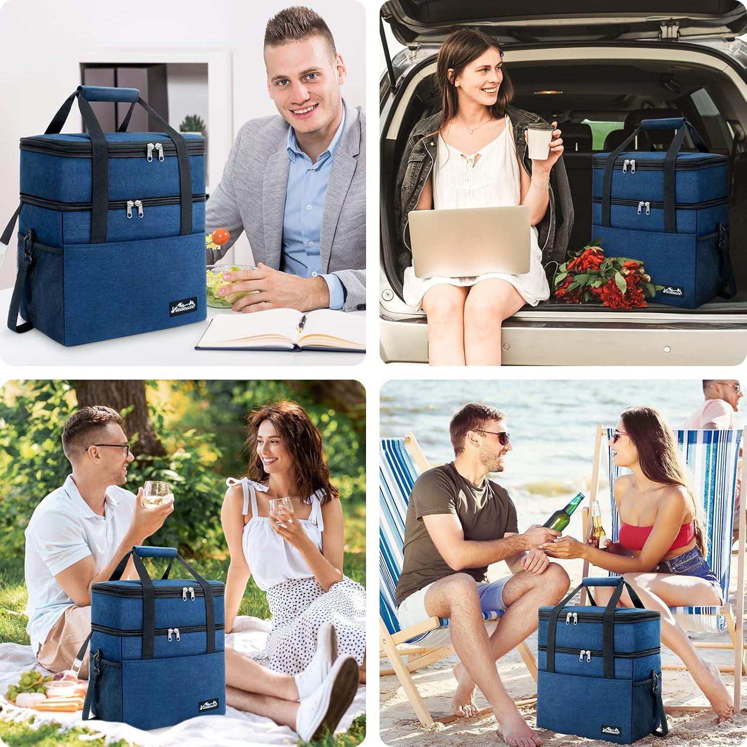 Kühltasche 30L Erweiterbar Isolierte Picknicktasche Wasserdicht