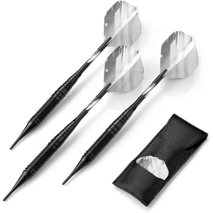 Dartpfeile 19g Softdart Set mit Kunststoffspitze und Tasche