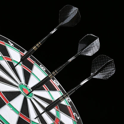 Profi Steeldarts 3 Stück Set 23g Dartpfeile PU Case Schwarze