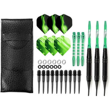 Dartpfeile Set 19g Kunststoffspitze mit Tasche - Softdart