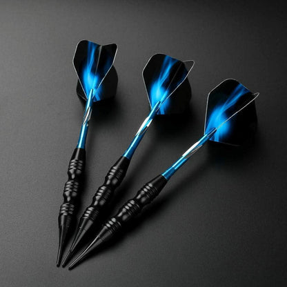 Dartpfeile Set Soft 20g Blau mit Koffer - Profi Darts mit