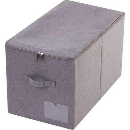 Aufbewahrungsbox für Winterkleidung mit Deckel, dunkelgrau, 56x32x33cm