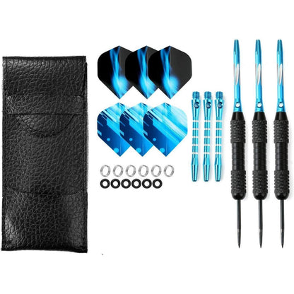Dartpfeile Set 22g Stahlspitze Steeldarts Metallspitze 3er