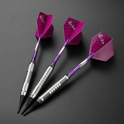 Crazy-m Soft Dartpfeile Set 3 Stück 18g Schwarz beschichtet
