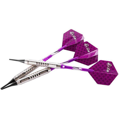 Crazy-m Soft Dartpfeile Set 3 Stück 18g Schwarz beschichtet