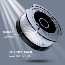 Rasentrimmer Spule kompatibel mit Black Decker 12 Stück