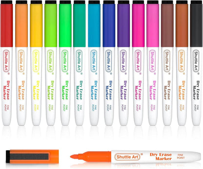 15 Farben Magnet Whiteboard Marker feine Spitze abwischbar