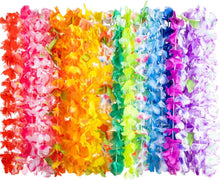 Hawaii Blumenketten Set für Luau, Party, Strand - 60 Stück