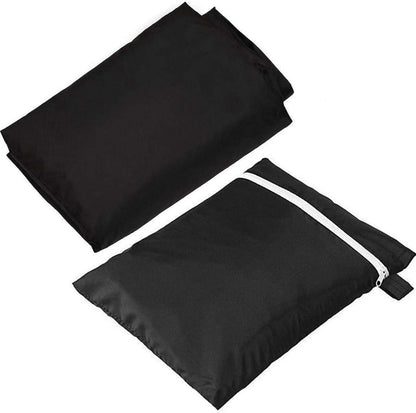 Grillabdeckung Gasgrill 145x61x117cm Schwarz Wetterfest UV-beständig