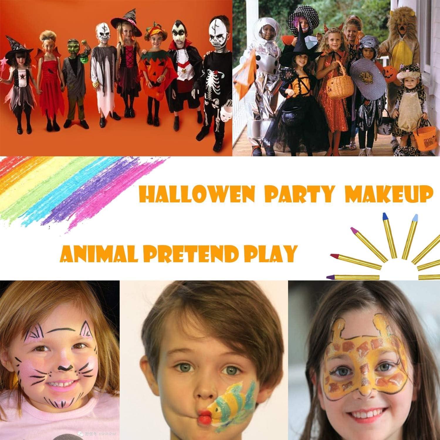 16 Farben Gesichtsfarben Kinderschminke Set ungiftig Ideal für Partys