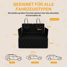 Toozey Völliger Kofferraumschutz Hund Auto Schwarz 185x103cm
