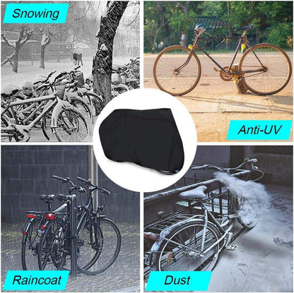 Fahrradabdeckung Wasserdicht Schwarz 190T Oxford-Gewebe 29 Zoll 200 x 110 x 70 cm