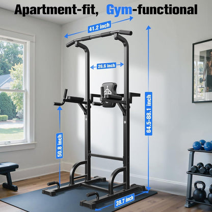 Sportsroyals Power Tower Dip Station Klimmzugstange 204.1 kg