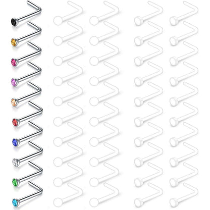 Mayhoop Bioflex Nasenpiercing Retainer Set 18G/20G 38-50 Stk