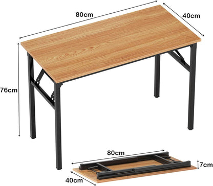Klapptisch Computertisch 80x40x75 cm Büroarbeitsplatz Home