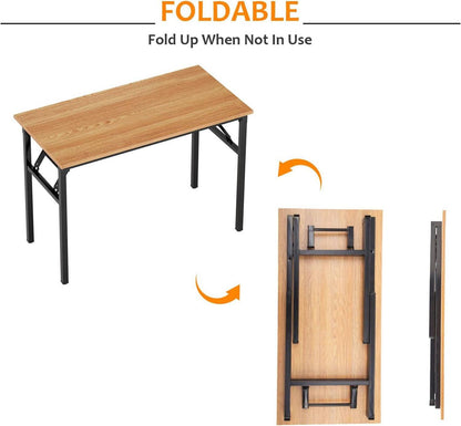 SogesHome Klapptisch Computertisch 80x40x75cm Büro Tisch Home Office Esstisch