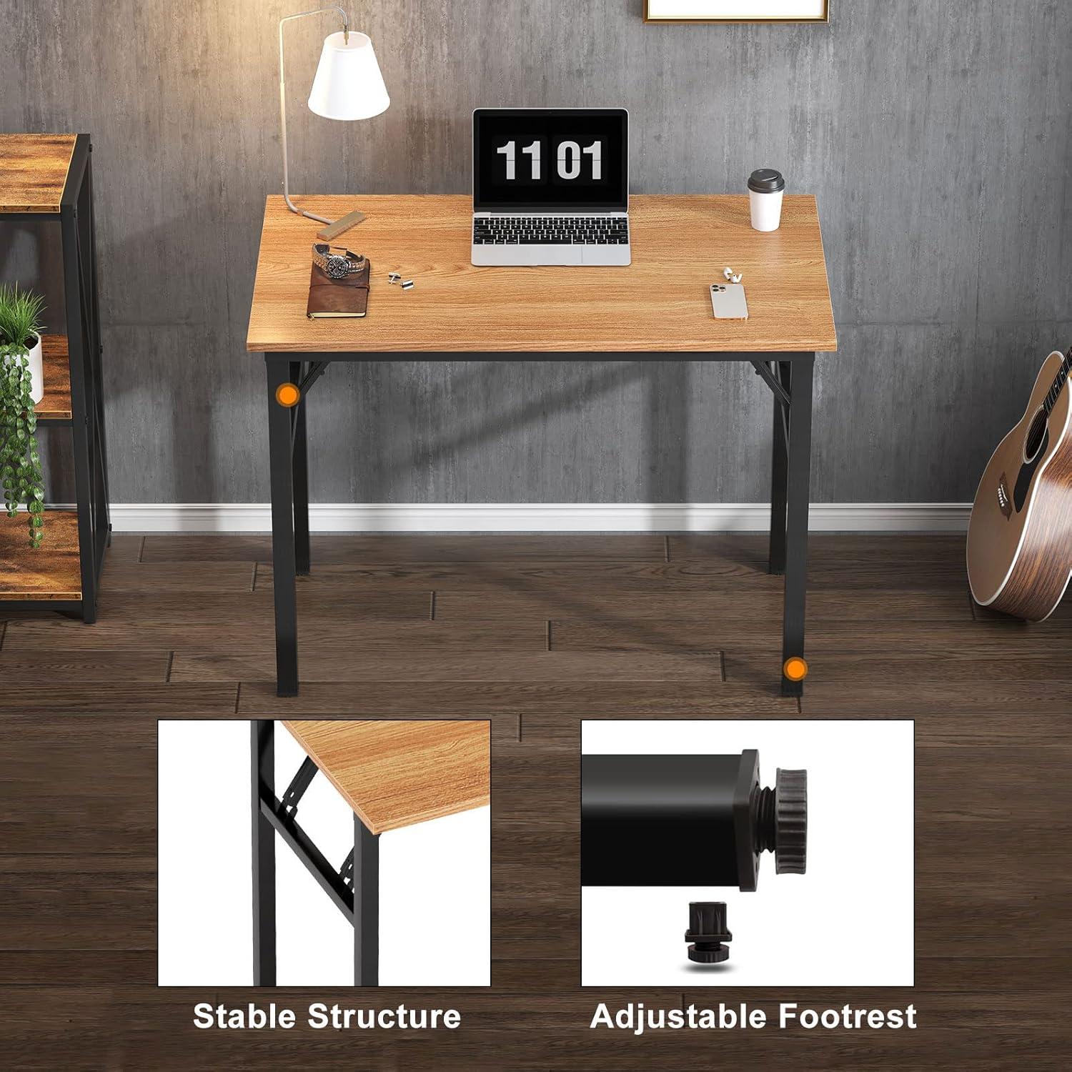 Klapptisch 80x40cm PC Tisch Büro Esstisch E1 Holz Konferenztisch