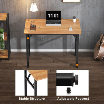 Klapptisch 80x40cm PC Tisch Büro Esstisch E1 Holz Konferenztisch