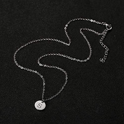 AFSTALR Damen Buchstaben Kette Anhänger Initialen Gold Silber Rosegold Herzen