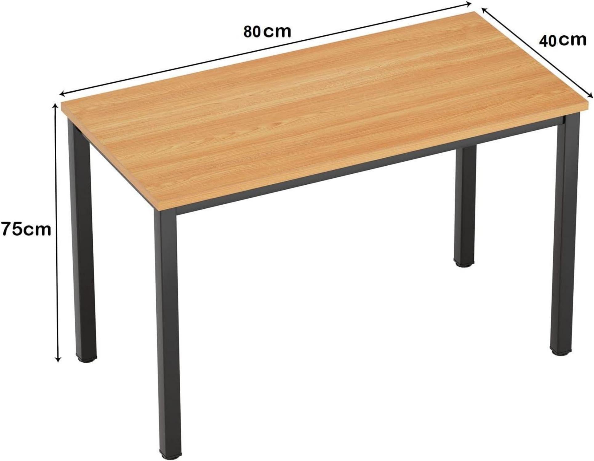 Computertisch Schreibtisch 80x40x75 cm E1 Holzplatte