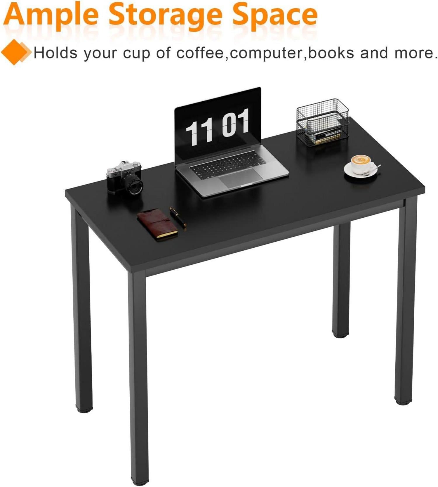 Schreibtisch Computertisch 80x40 cm Büro Workstation Holzplatte E1 graduiert
