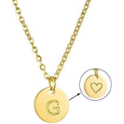 Damen Initialen Halskette Gold Rosegold Silber mit