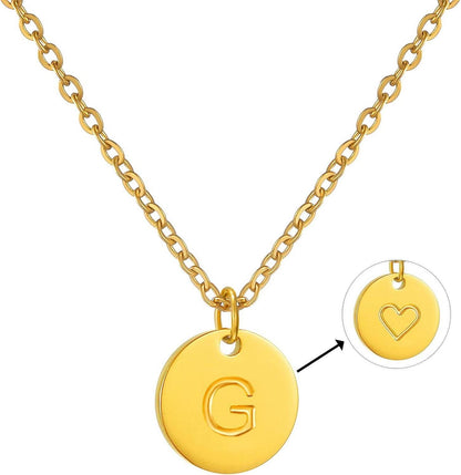 Initialen Kette Buchstaben Anhänger Gold Rosegold Silber Mädchen Gift