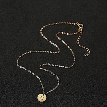 Initialen Damen Kette Buchstaben Anhänger Gold Silber Rosegold Herz